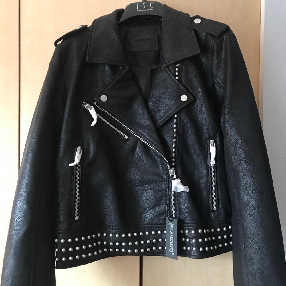 Blank NYC faux leather jacket